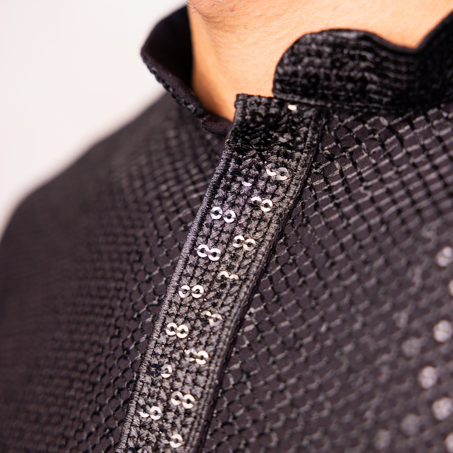 Midnight Black Mirage Sequin Kurta