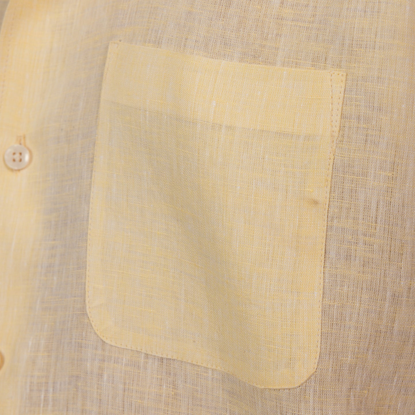 100% Pure Linen Shirt ( Lime Yellow )- Premium Breathable Comfort