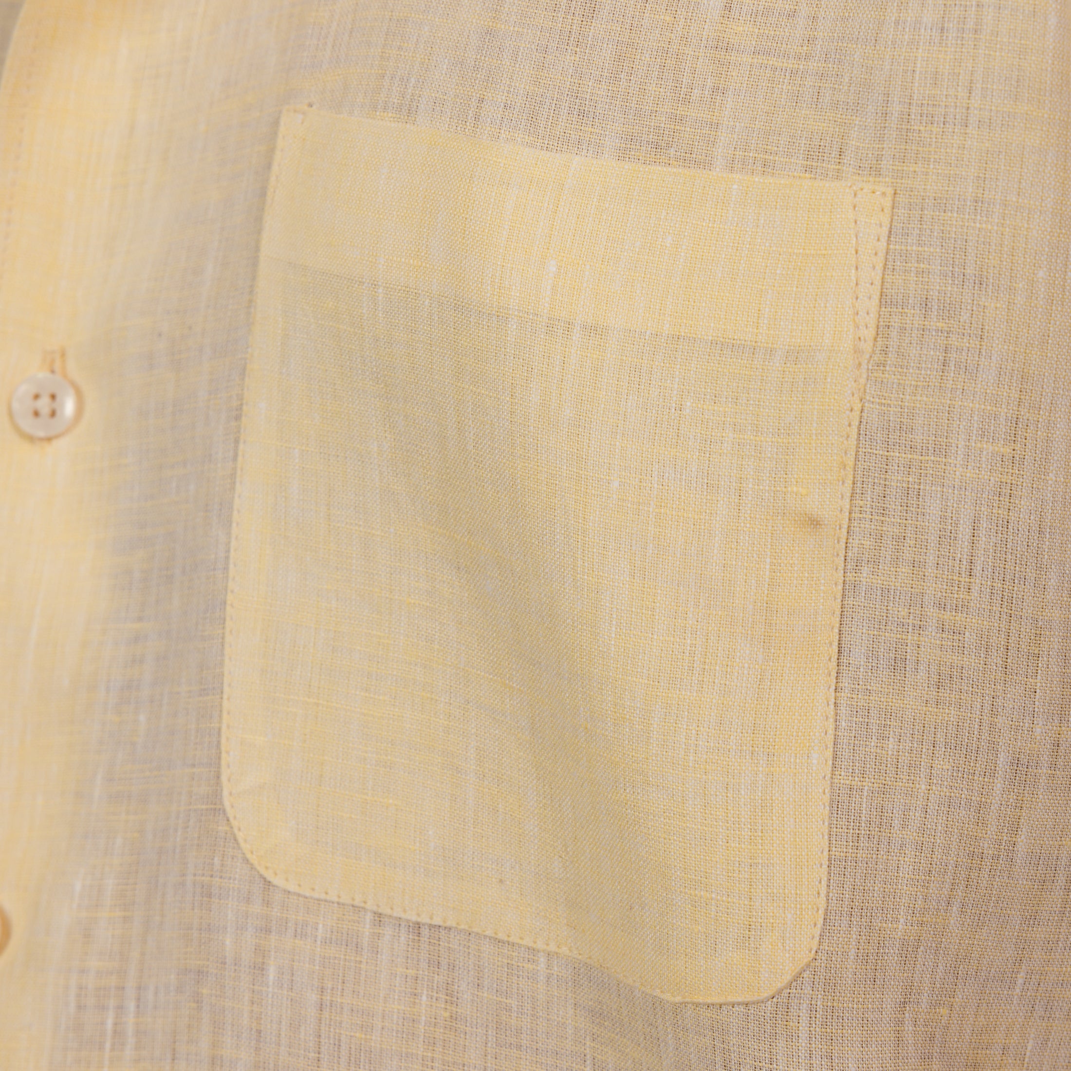100% Pure Linen Shirt ( Lime Yellow )- Premium Breathable Comfort