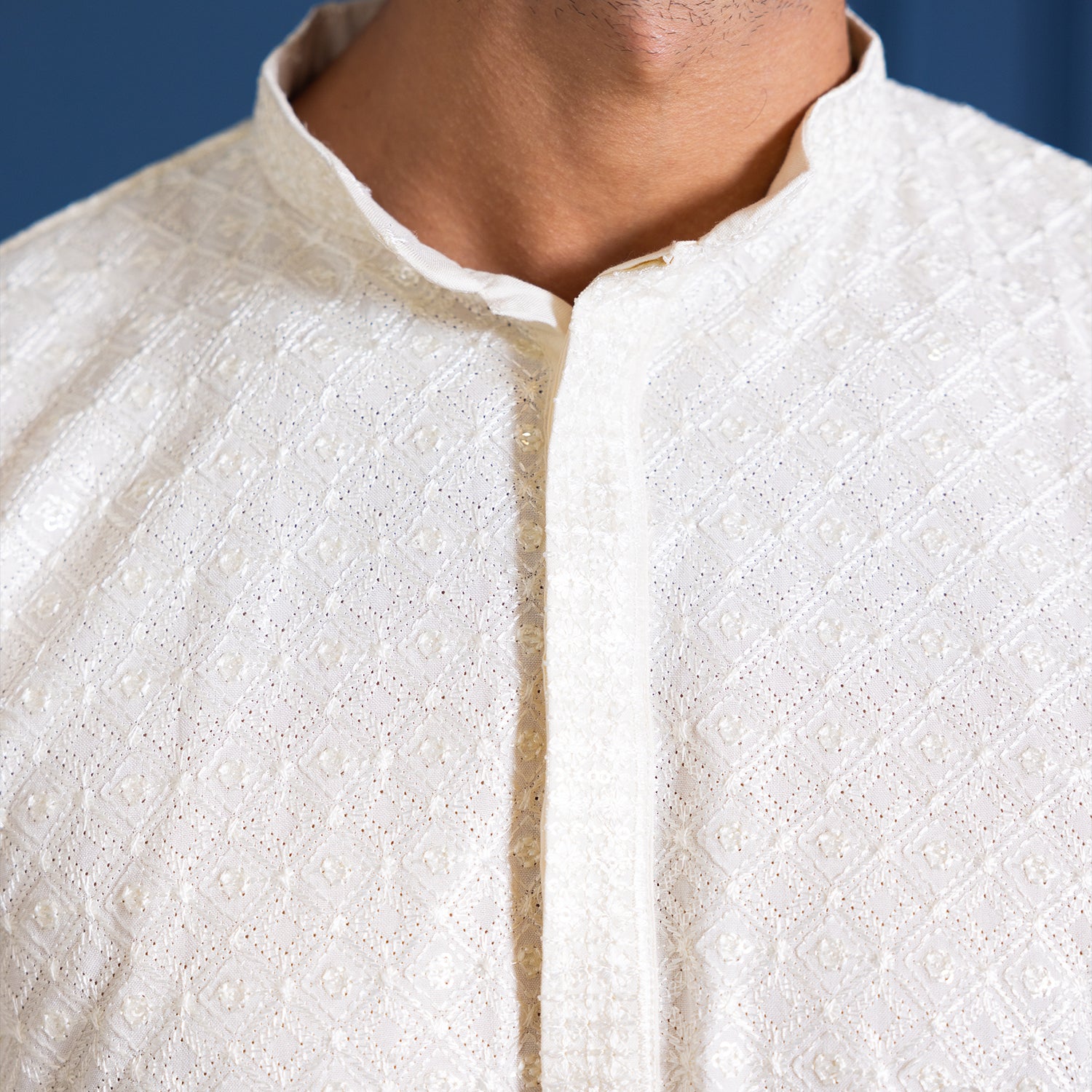 Pearl Embroidered Kurta