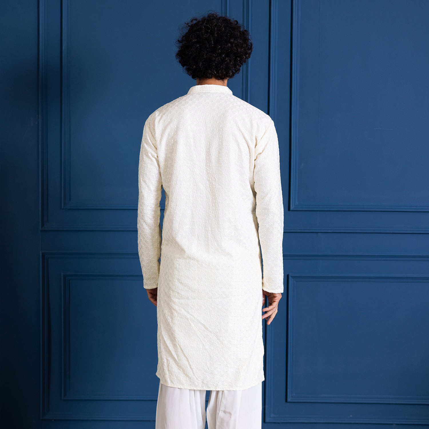 Pearl Embroidered Kurta