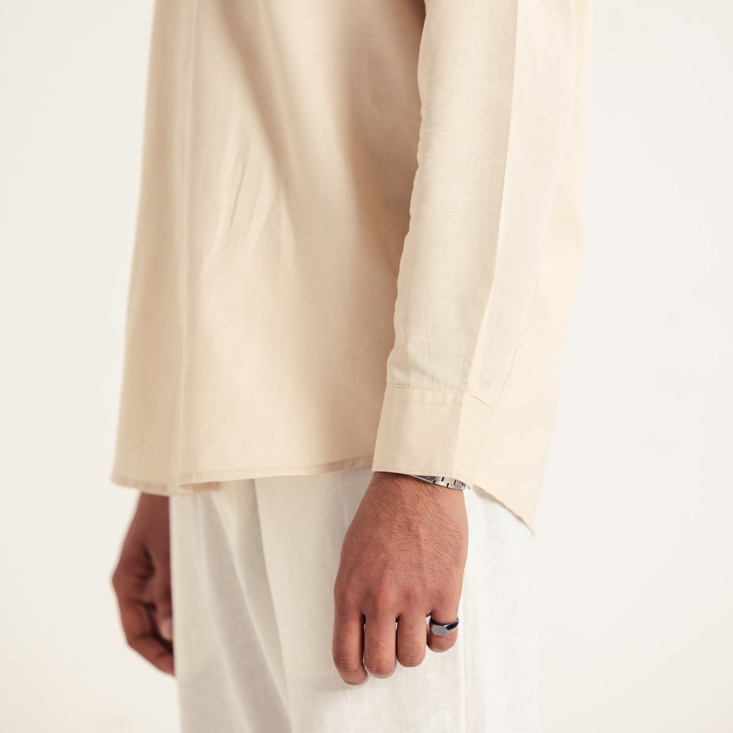 Regular Fit Linen shirt - Ginger